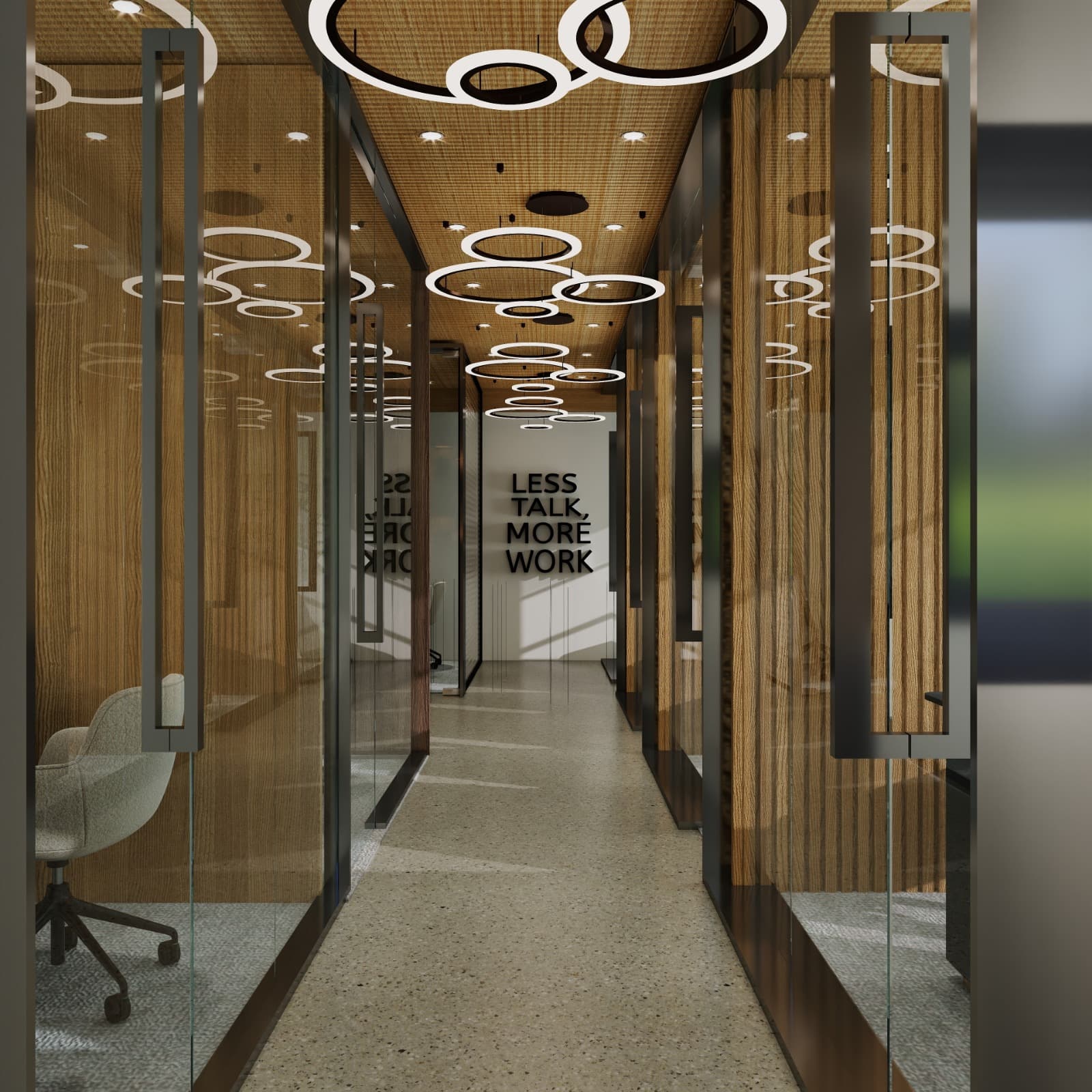 Modern Office Corridor